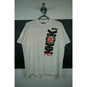 Vintage 90s Coca-Cola Summer Beach T-Shirt Men's Large | Item #709